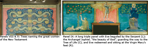 The Jennings Room Murals: Panels 8-10